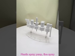 Distributeur de pompes cosmétiques en plastique coloré, Distributeur de poudre cosmétique à fermeture lisse