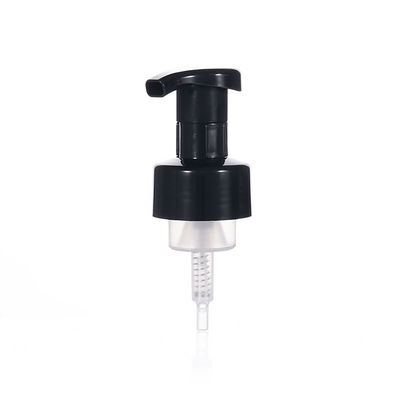 Distributeur de pompe à lotion cosmétique noir avec collier de verrouillage