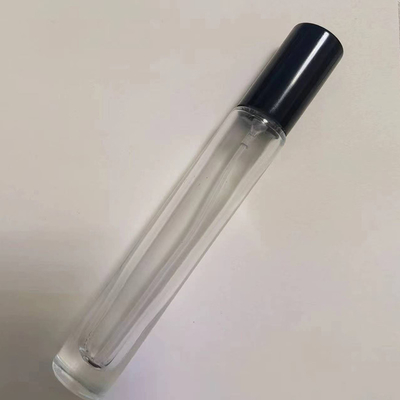 Bouteille de spray de parfum ronde en verre de 10 ml personnalisée avec pulvérisateur et bouchon