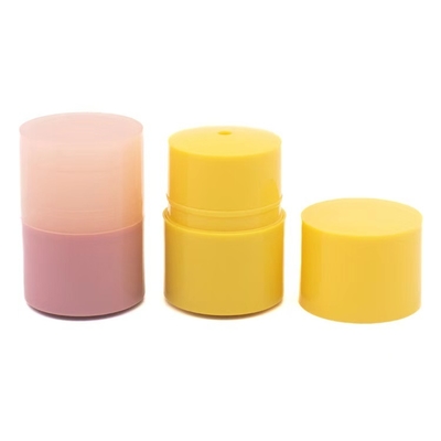 Style unique flacon de brillant à lèvres en plastique à vis rotative de 15 ml, prise en charge de la personnalisation