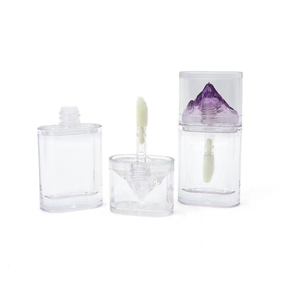 Forme de Montagne Tube de Gloss à Lèvres en Plastique de 3,5 ml en Matériau AS Utilisé pour l'Emballage Cosmétique