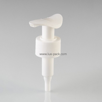 Pompe lotion plastique 24/410 et 28/410 avec pipette plastique, design personnalisé