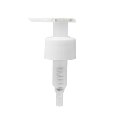 Pompes de lotion en plastique de taille multiple 24 mm 28 mm Conception de joint non-déversement et longueur de tube personnalisée pour les bouteilles de savon liquide