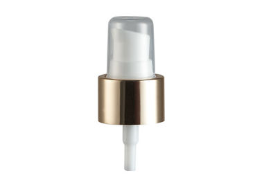 Pompe cosmétique de distributeur de lotion de fermeture de l'aluminium 410 du distributeur 24 de pompe de soin personnel