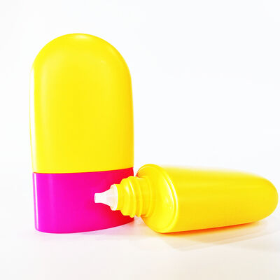 Bouteille de protection solaire à bouchon à vis de 50 ml avec conception anti-fuite et options personnalisables pour un usage cosmétique
