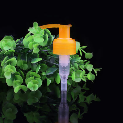 Pompe de lotion intégrée orange vif, pompe distributrice accrocheuse pour bouteilles de shampoing et de gel douche