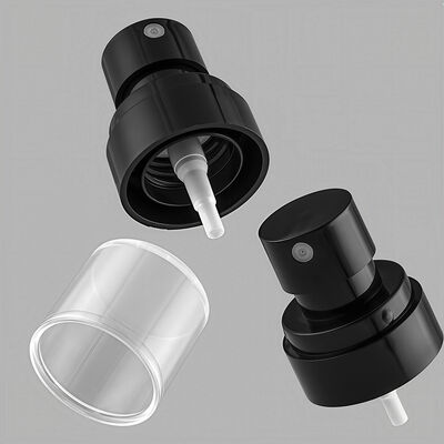 Pulvérisateur à brume fine en plastique PP UPG, avec capuchon transparent AS, pour bouteille de maquillage cosmétique, vente en gros, 24/410