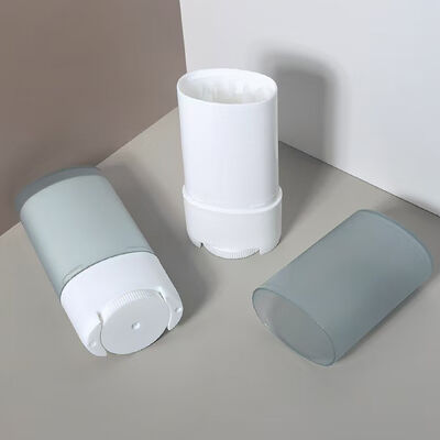 Tuyau de déodorant vide à rouleaux mat de 15 g personnalisable pour les crèmes solaires et les baumes déodorants