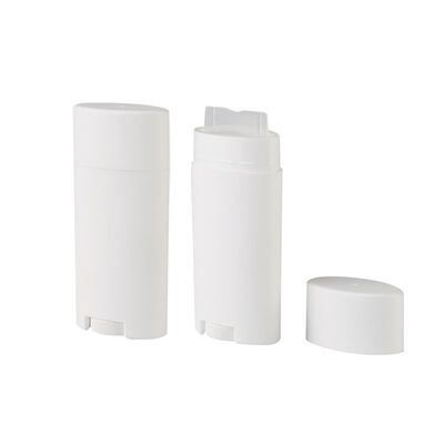 Tube de déodorant en plastique PP personnalisé en gros de 35g 50g 75g avec conception à torsion