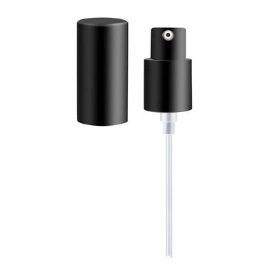 Pompes à crème non-déversement 24 / 28 mm avec bouchon protecteur complet pour les bouteilles cosmétiques