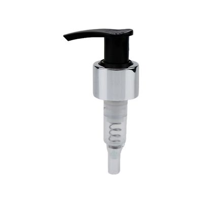 24/410 28/410 Pompes cosmétiques en or en aluminium Dispensateur d'émulsions en plastique pour lavage à la main Bouteille de lotion rechargeable Pompes pour lavage corporel