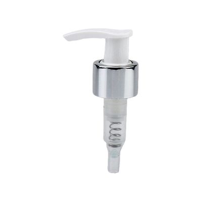 24/410 28/410 Pompes cosmétiques en or en aluminium Dispensateur d'émulsions en plastique pour lavage à la main Bouteille de lotion rechargeable Pompes pour lavage corporel