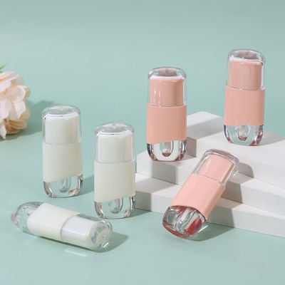 Tuyau ovale de verre à lèvres de 2,3 ml de couleur peut être personnalisé avec un pinceau