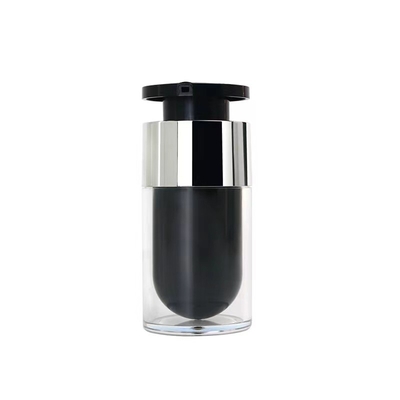 Vente en gros de luxe 15ML 30ML & 50ML Bouteille de lotion acrylique en plastique vide Acceptez les couleurs personnalisées
