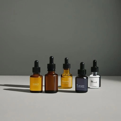 Bouteille en verre essentielle de 10 ml 30 ml 50 ml 100 ml 500 ml