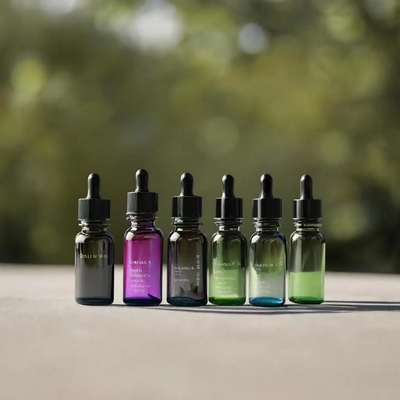 Bouteille en verre essentielle de 10 ml 30 ml 50 ml 100 ml 500 ml