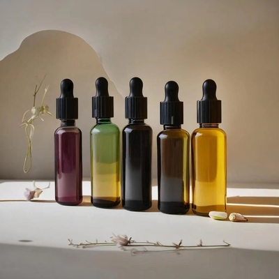 Emballage vide Bouteille d'huile essentielle avec gouttelier Acceptez les couleurs personnalisées et l'impression du logo