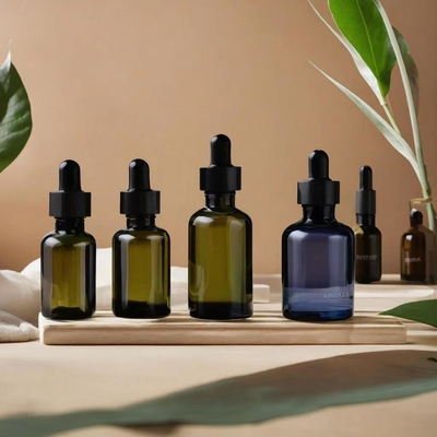 Emballage vide Bouteille d'huile essentielle avec gouttelier Acceptez les couleurs personnalisées et l'impression du logo