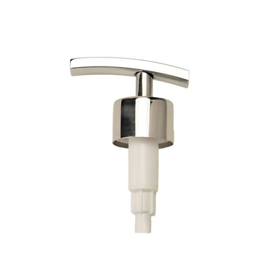 Pompes de lotion en plastique à filetage ultra-lissé à pression de soie avec impression UV pour les lotions liquides de soins de la peau