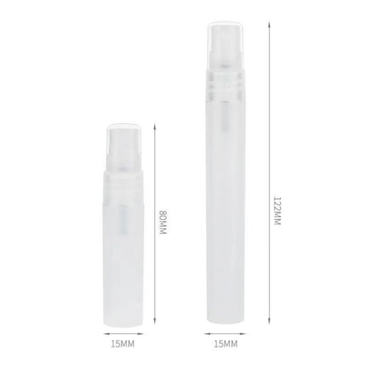 Plume de pulvérisation de parfums de voyage en plastique 1ml 2ml 3ml 5ml 8ml 10ml Récipient vide pour parfums