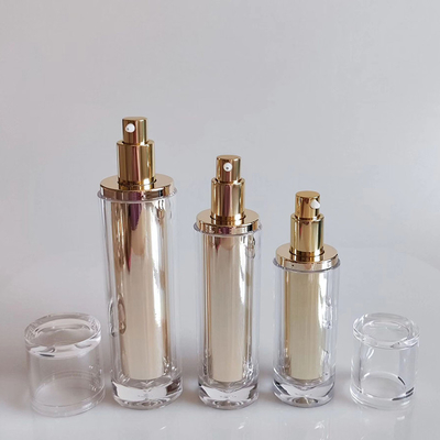Des bouteilles d'emballage cosmétique acrylique vide 30ml 50ml 100ml et des bocaux 30g 50g