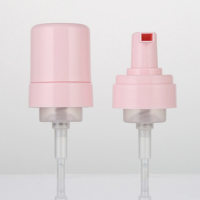 Pompes à mousse en plastique en gros 42MM/43MM avec plafond supérieur Accepter les couleurs personnalisées
