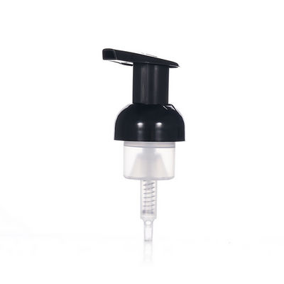 Distributeur à pompe en mousse noire pour nettoyant pour le visage et bouteilles cosmétiques