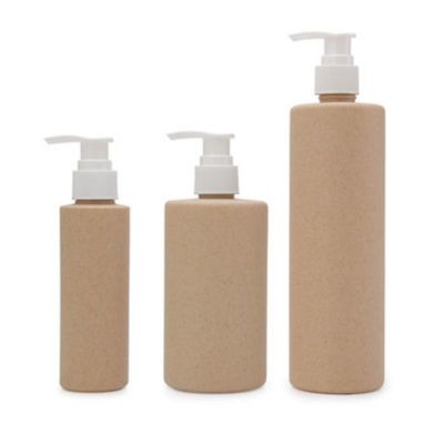 200ml 250ml 500ml Bouteille de Sarrasin Emballage Écologique Premium Emballage Naturel Bouteille pour Shampooing et Gel Douche