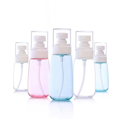 Bouteille en plastique conique en PET de 60 ml utilisée pour la personnalisation des shampooings et des soins de la peau