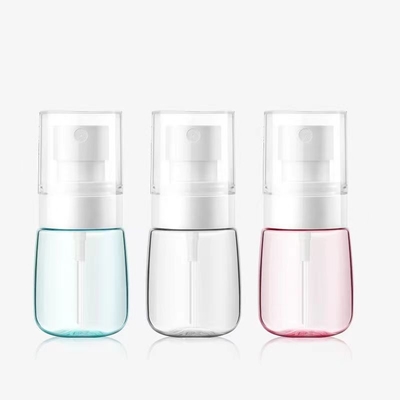 Bouteille en plastique conique en PET de 60 ml utilisée pour la personnalisation des shampooings et des soins de la peau