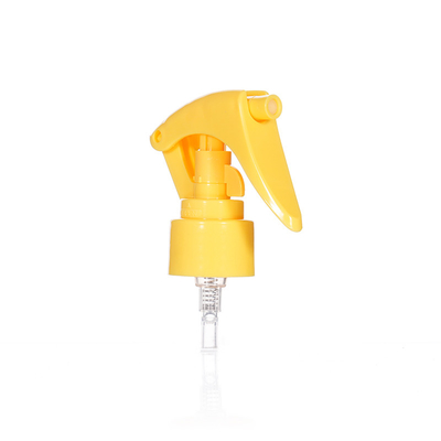 Couleur jaune 24 / 410 mini pulvérisateur à déclencheur en plastique avec conception plectrum