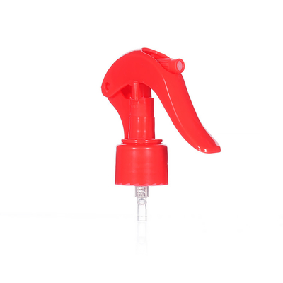 Couleur rouge 24 / 410 tout en plastique mini pulvérisateur à déclencheur utilisé pour le nettoyage
