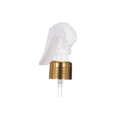 Fermeture en aluminium doré 24 / 410 Pulvérisateur mini-trigger en plastique utilisé pour le nettoyage