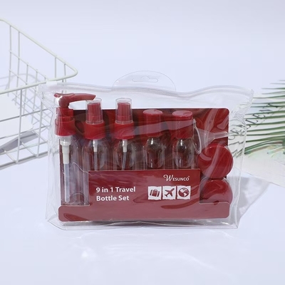 Collier en plastique 50ml, ensemble de voyage sur mesure pour les produits de soins de la peau