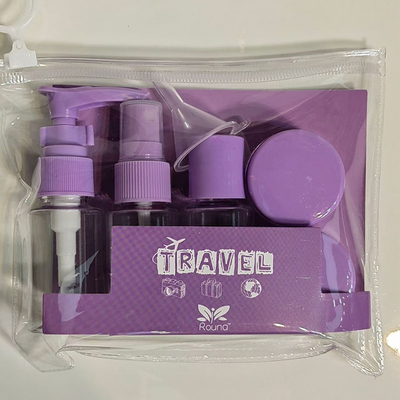 Option de logo personnalisé 6 pièces ensemble de bouteille de voyage pour le lavage