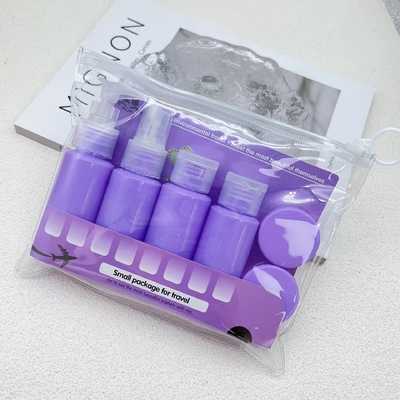 Conception délicate 50ml Bouteille de voyage en plastique Avec un aspect luxueux