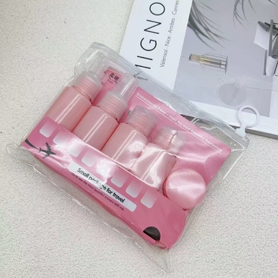 Conception délicate 50ml Bouteille de voyage en plastique Avec un aspect luxueux
