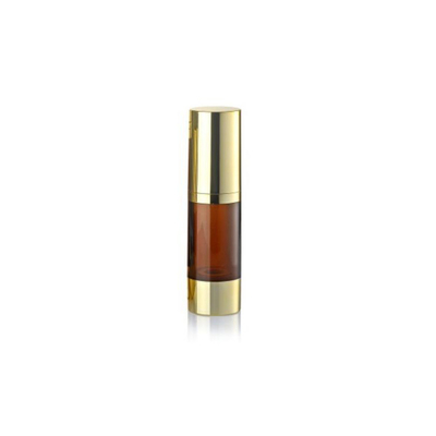 Apparence de luxe Bouteille de pompe sans air de 30 ml avec des matières premières en forme ronde et de n'importe quelle couleur