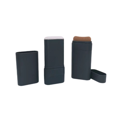 Contenant en plastique de 20 ml de déodorant / rouge à lèvres avec pinceau pratique pour l' application de déodorant