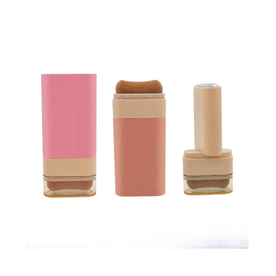 Contenant en plastique de 20 ml de déodorant / rouge à lèvres avec pinceau pratique pour l' application de déodorant