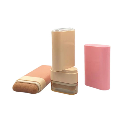 Contenant en plastique de 20 ml de déodorant / rouge à lèvres avec pinceau pratique pour l' application de déodorant