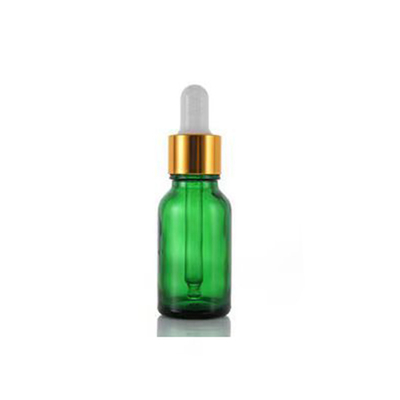 Bouteille en verre d'huile essentielle de 15 ml 30 ml 50 ml en gros Emballage vide avec capuchon et pipette en verre