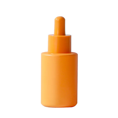 Bouteille d'huile essentielle vide en verre de macaron personnalisée avec bouchon de goutte-à-goutte