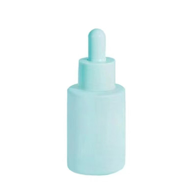 Bouteille d'huile essentielle vide en verre de macaron personnalisée avec bouchon de goutte-à-goutte