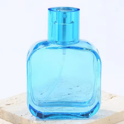 Bouteille de parfum en verre coloré de 30 ml avec pulvérisateur Ensemble entier Emballage vide pour la parfumerie