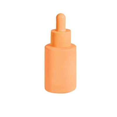 Bouteille d' huile essentielle en verre à épaule plate de 20 ml, 30 ml et 50 ml sur mesure avec bouchon de gouttelette