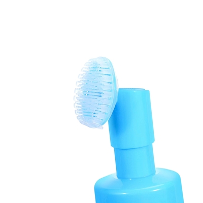 Pompe à mousse en plastique de 42 mm personnalisée avec pinceau en silicone pour le nettoyage