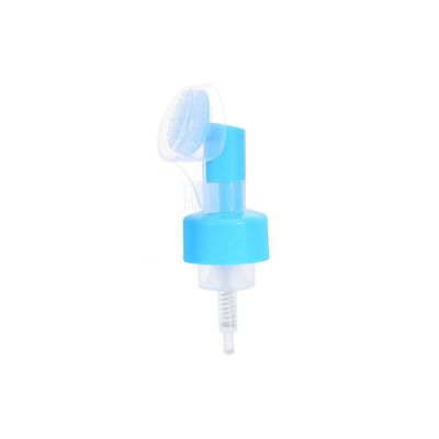 Distributeur à pompe en mousse et brosse en silicone pour nettoyant visage et flacons de mousse