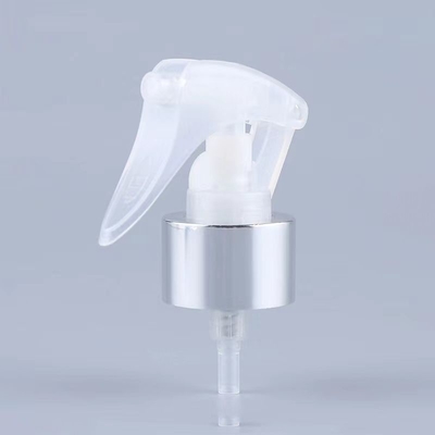 Le cercle d'argent en aluminium transparent en plastique mini pulvérisateur de déclenchement 24/410 Support de taille personnalisation