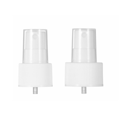 Spray de brouillard nasal blanc transparent 18/410 Application dans différents flacons pour les soins de la peau
